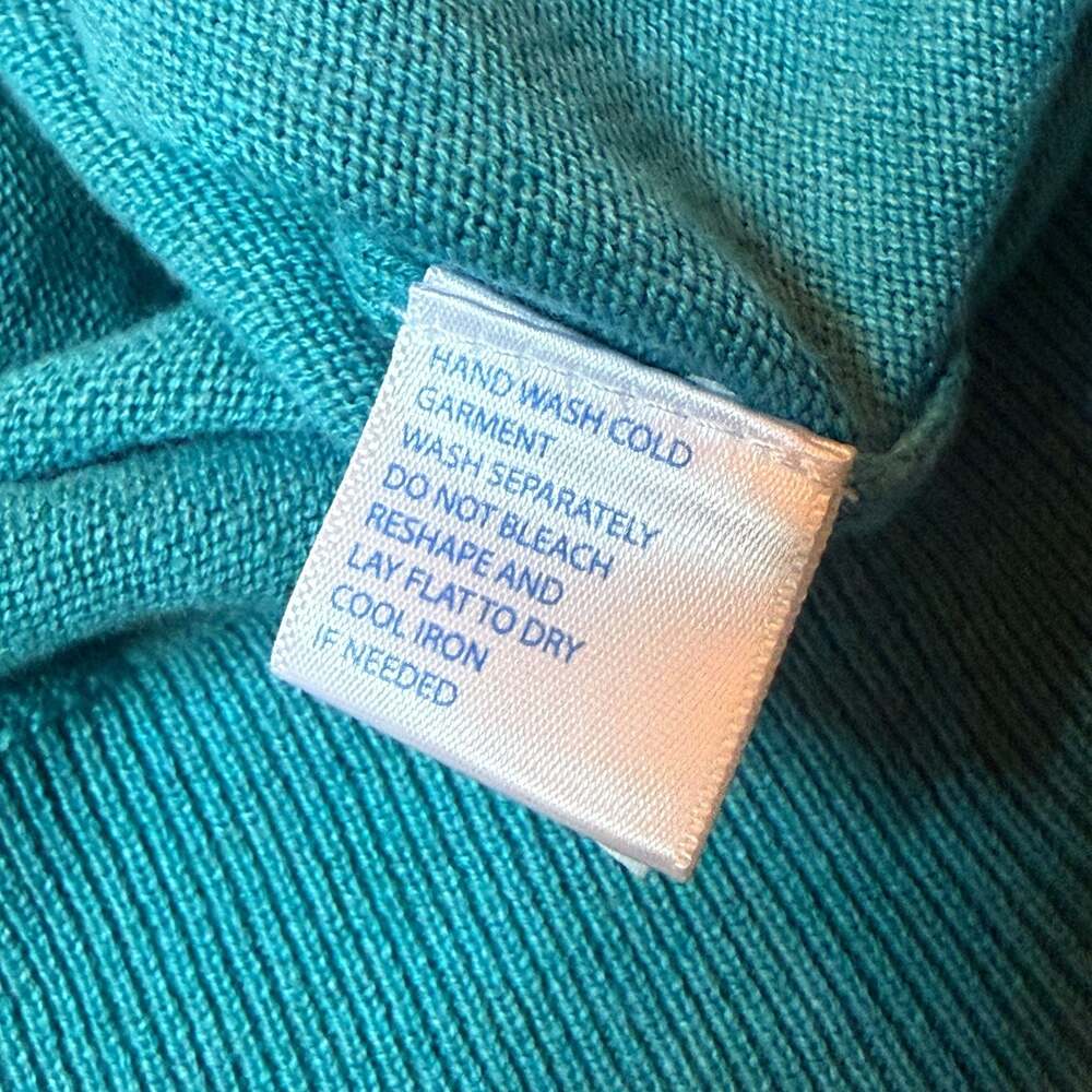 Southern Tide Men's Sea Foam Green 100% Cotton V-Neck Sweater Size L NWT - Picture 7 of 11
